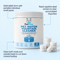 PurrClear™ - Pet Water Fountain Cleaning Tablets