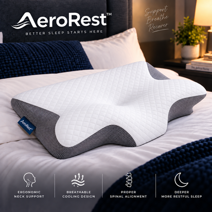 AeroRest™ - Butterfly Memory Foam Cervical Pillow