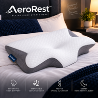 AeroRest™ - Butterfly Memory Foam Cervical Pillow