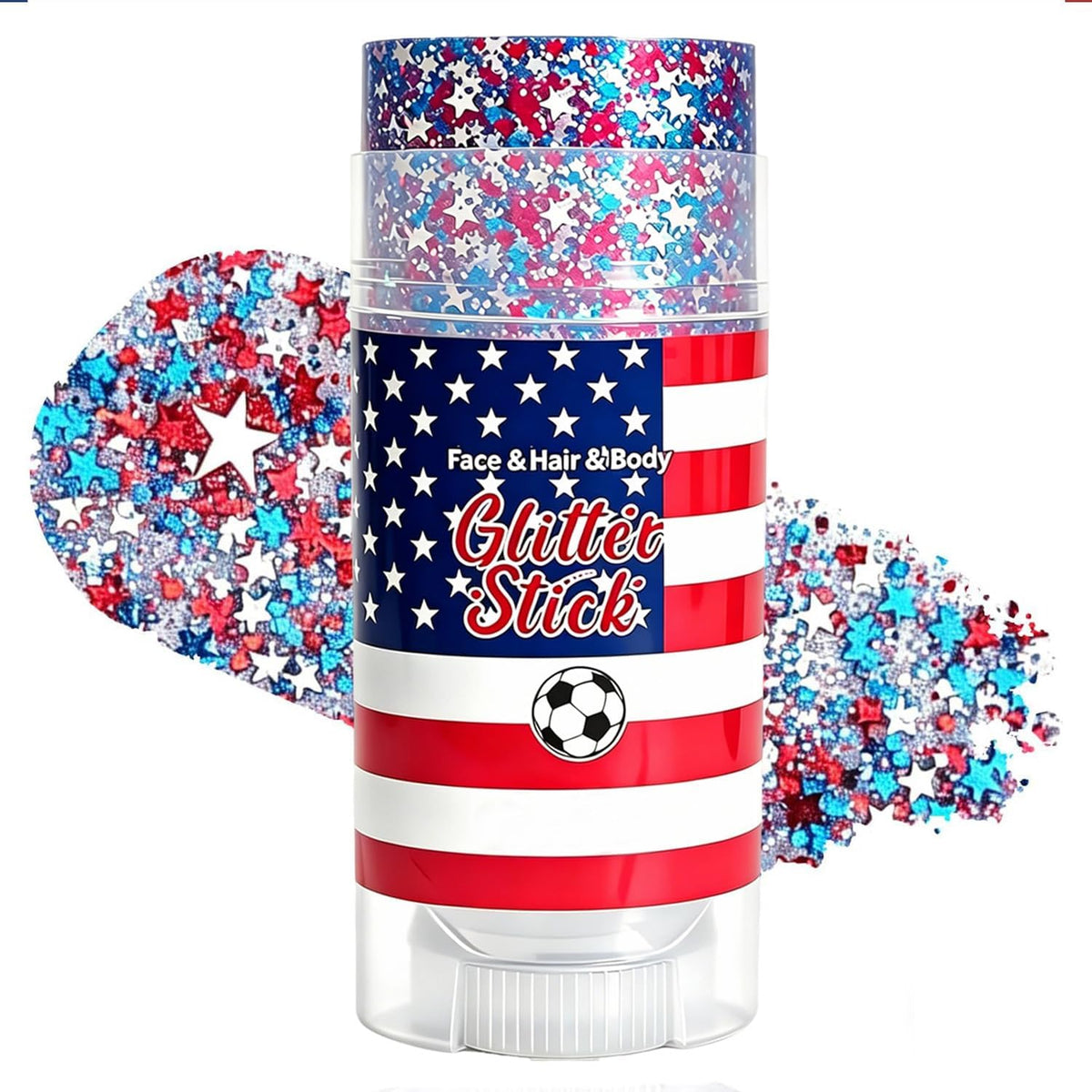 Velixir™ - Patriotic Face & Body Glitter Stick