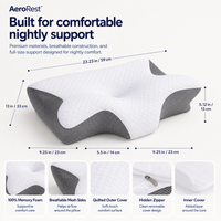 AeroRest™ - Butterfly Memory Foam Cervical Pillow