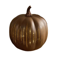 Illuminated Starry Night Glass Pumpkins
