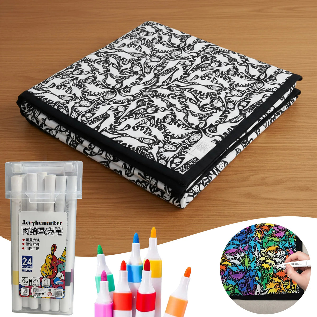 Velixir™- Coloring Blanket for Adults