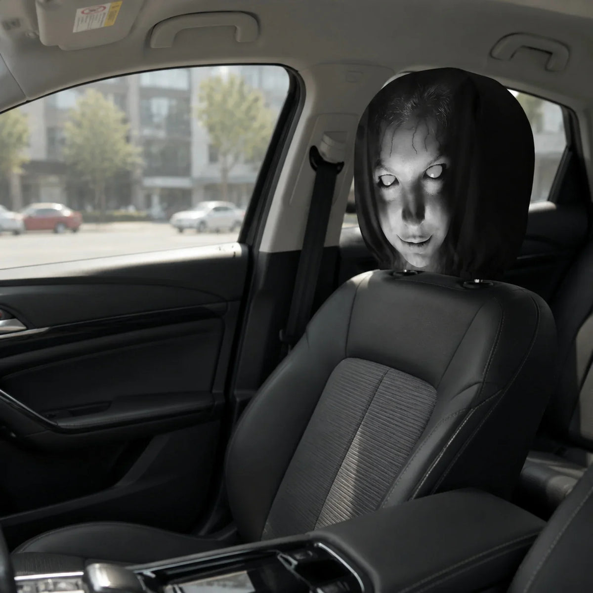 WickedWitches™ - Ghost Face Headrest Covers
