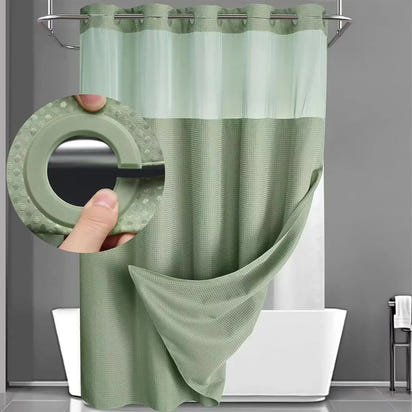 Velixir™ - No-Hook Shower Curtain
