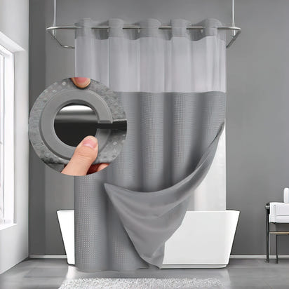 Velixir™ - No-Hook Shower Curtain