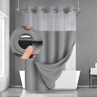 Velixir™ - No-Hook Shower Curtain