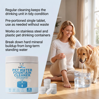 PurrClear™ - Pet Water Fountain Cleaning Tablets